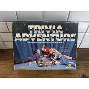 Trivia Adventure Board Game IQ2000 Pressman 1983 Space Theme COMPLETE